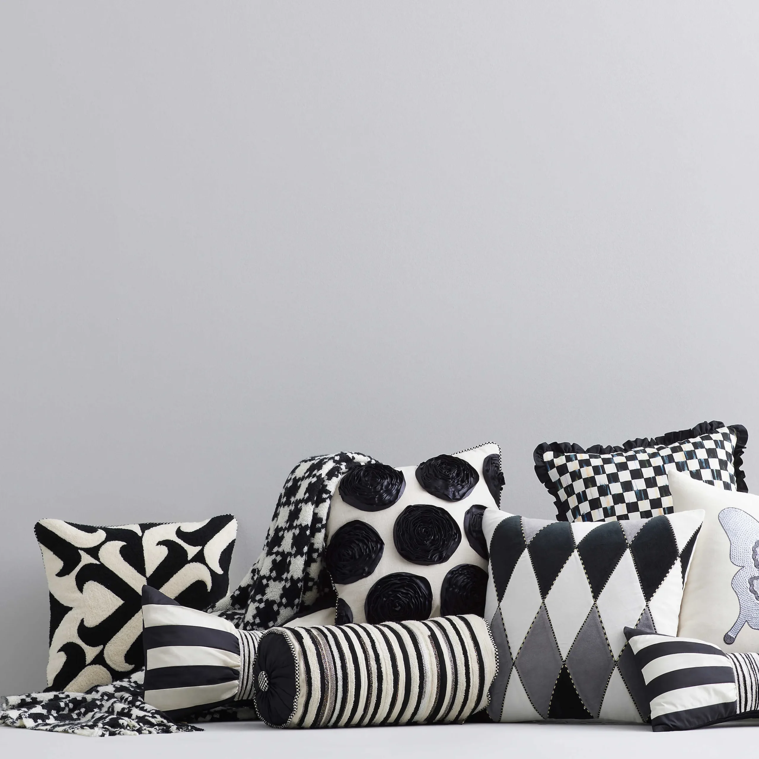 MacKenzie-Childs Affinity Tile Pillow