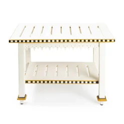 New MacKenzie-Childs Apothecary Bath Bench