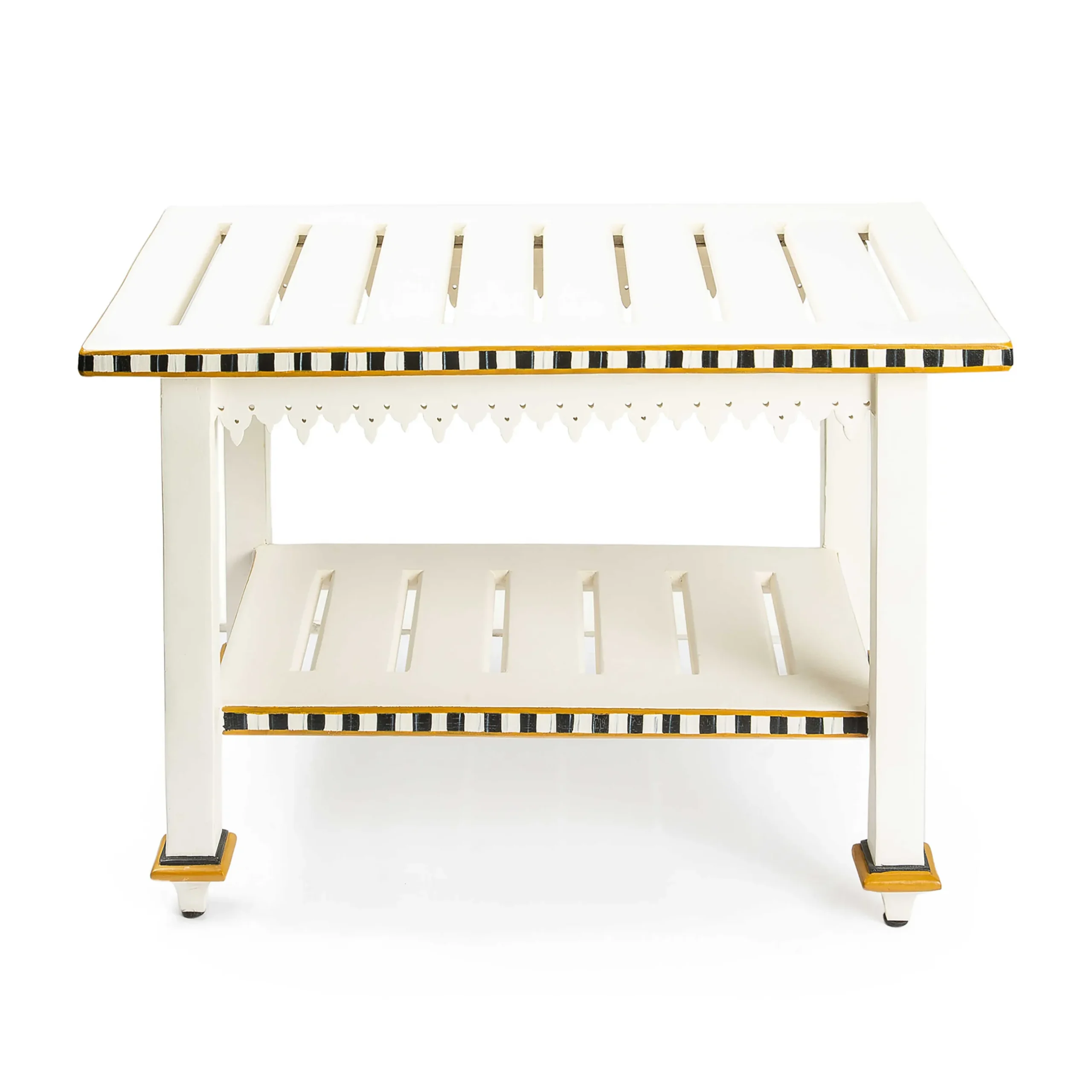 New MacKenzie-Childs Apothecary Bath Bench