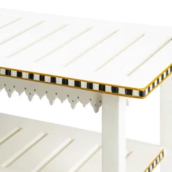 New MacKenzie-Childs Apothecary Bath Bench
