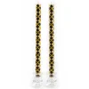 Discount MacKenzie-Childs Argyle Dinner Candles - Black & Gold - Set Of 2