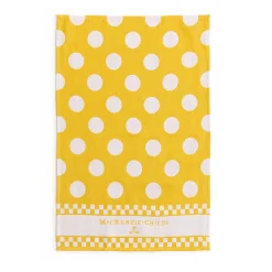 Discount MacKenzie-Childs Argyle Dish Towels - Yellow - Set Of 3