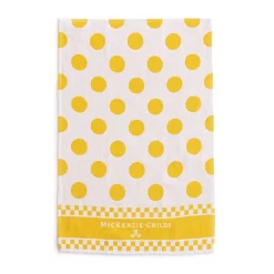 Discount MacKenzie-Childs Argyle Dish Towels - Yellow - Set Of 3