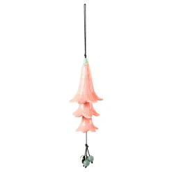 Clearance MacKenzie-Childs Avant Garden Bell Flower Chime - Coral