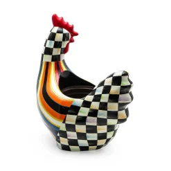 Best MacKenzie-Childs Avant Garden Chicken Planter - Stripe