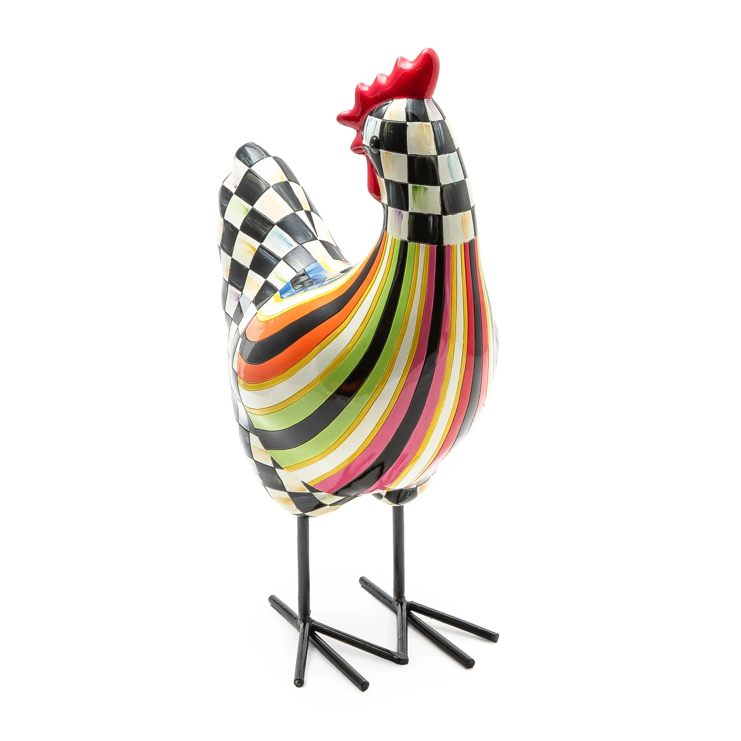 Online MacKenzie-Childs Avant Garden Chicken - Stripe