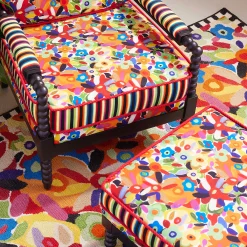 Online MacKenzie-Childs Avant Garden Outdoor Ottoman