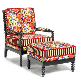Online MacKenzie-Childs Avant Garden Outdoor Ottoman