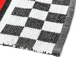 Clearance MacKenzie-Childs Avant Garden Outdoor Striped Rug - 2' X 3'4"
