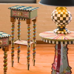 Outlet MacKenzie-Childs Barley Twist Table - Tall