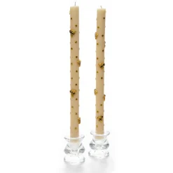 Discount MacKenzie-Childs Bee Dinner Candles - Gold - Set Of 2