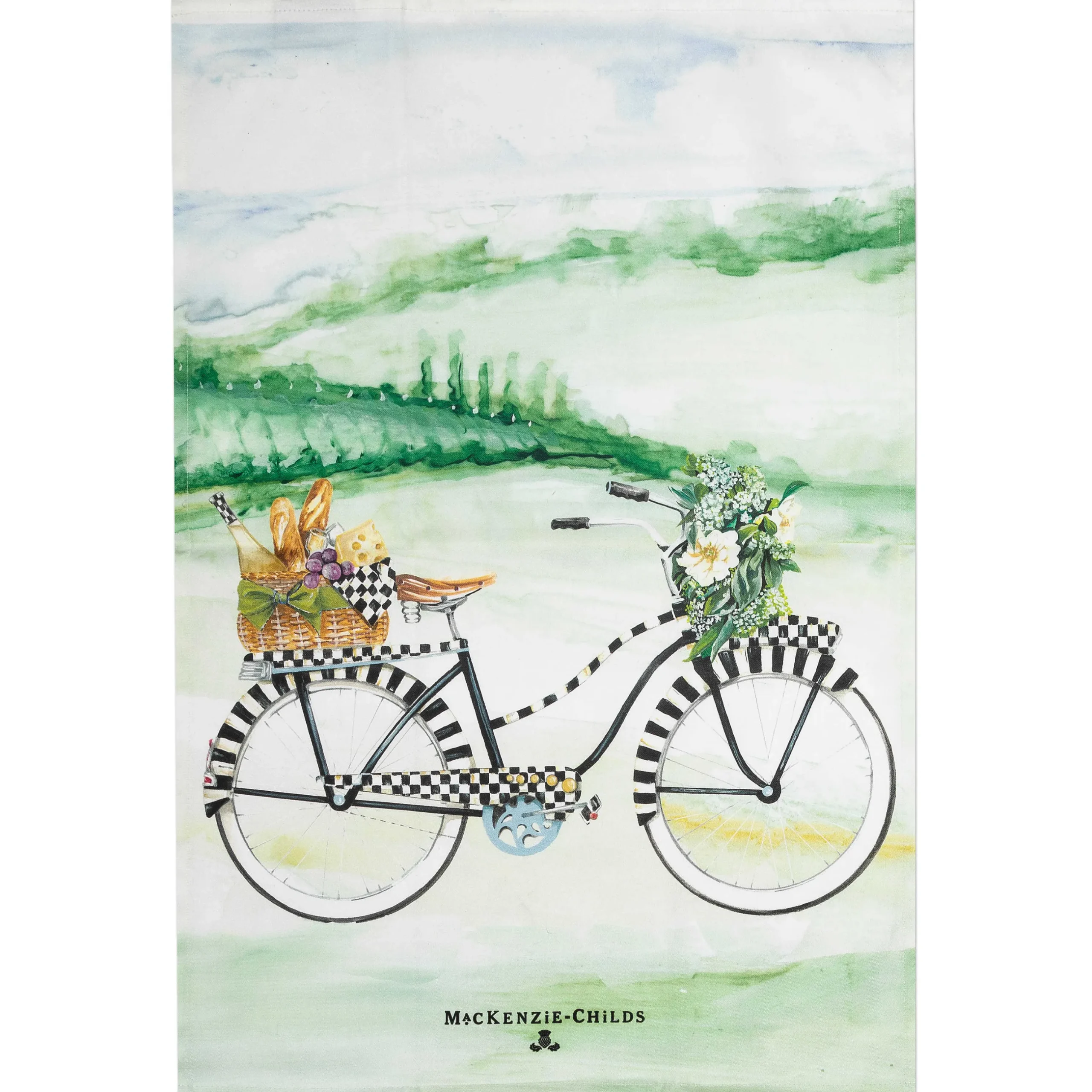 Sale MacKenzie-Childs Bike Ride Dish Towel