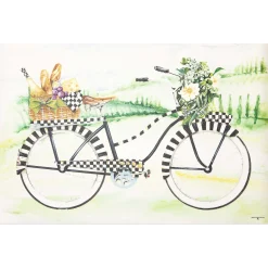 Sale MacKenzie-Childs Bike Ride Floor Mat - 2' X 3'