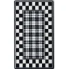 Sale MacKenzie-Childs Black & White Tartan Rug - 2'3" X 3'9"