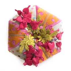 Sale MacKenzie-Childs Bleeding Hearts Footstool