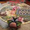 Outlet MacKenzie-Childs Bloomsbury Garden Rug - 6' Round