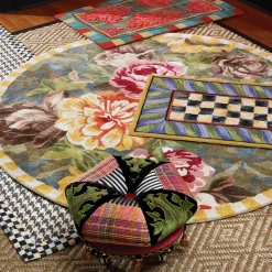 Outlet MacKenzie-Childs Bloomsbury Garden Rug - 6' Round