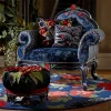 Online MacKenzie-Childs Bluetopia Kitano Footstool