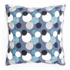 New MacKenzie-Childs Boathouse Dot Outdoor Pillow