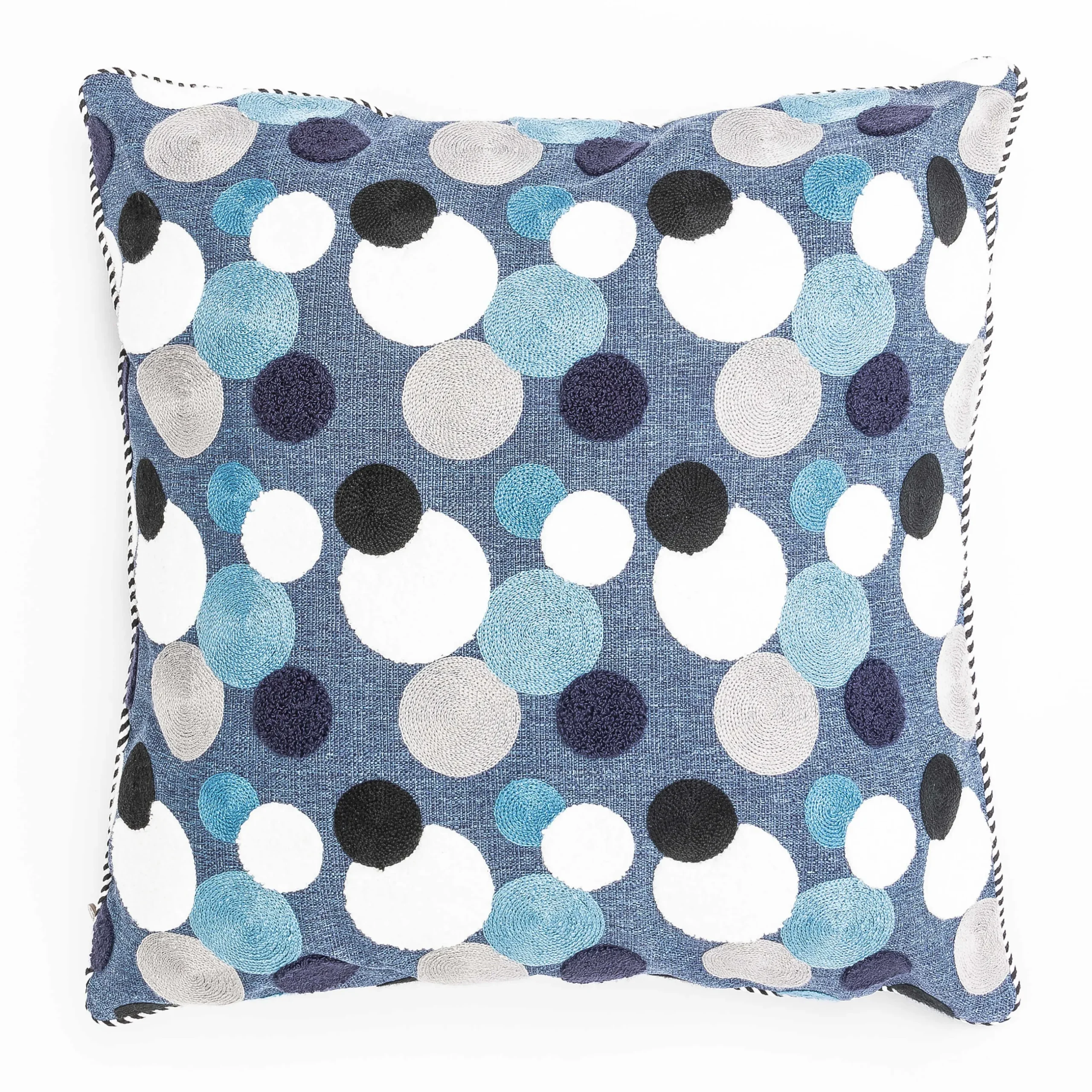New MacKenzie-Childs Boathouse Dot Outdoor Pillow