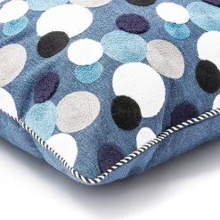 New MacKenzie-Childs Boathouse Dot Outdoor Pillow