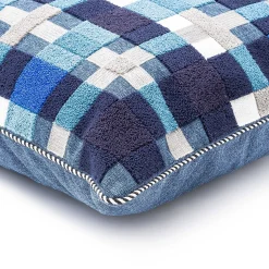 Best MacKenzie-Childs Boathouse Plaid Outdoor Pillow