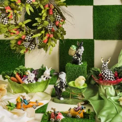 Sale MacKenzie-Childs Cabbage Garden Bunny Bowl