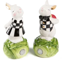 MacKenzie-Childs Cabbage Garden Salt & Pepper Set