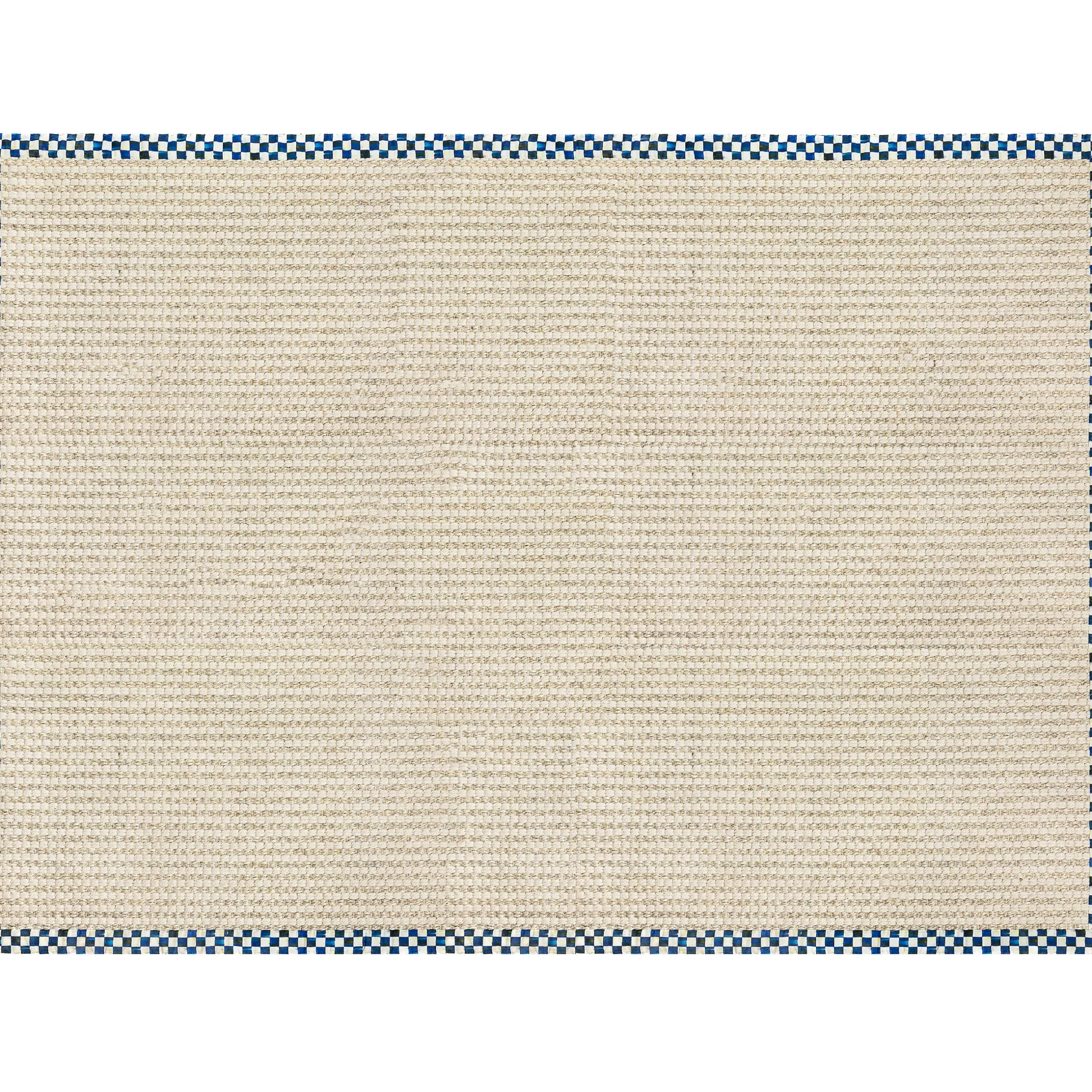 Discount MacKenzie-Childs Cable Wool Sisal - Royal - 8' X 10' Rug