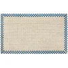 Hot MacKenzie-Childs Cable Wool Sisal - Royal - 3' X 5' Rug