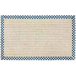 Hot MacKenzie-Childs Cable Wool Sisal - Royal - 3' X 5' Rug