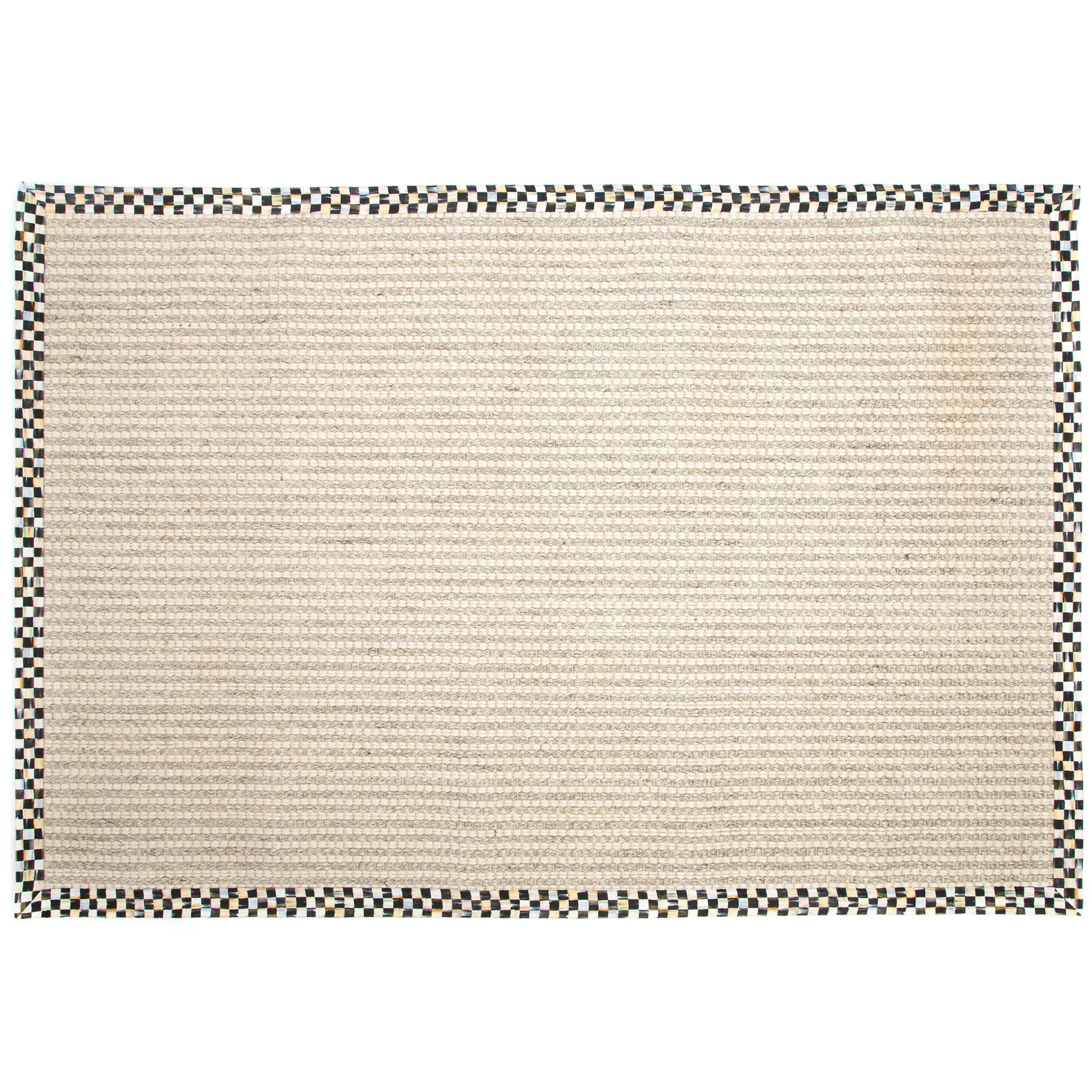 New MacKenzie-Childs Cable Wool/Sisal Rug - 6' X 9'