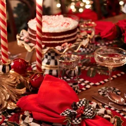 Online MacKenzie-Childs Candy Cane Dinner Candles - Set Of 2