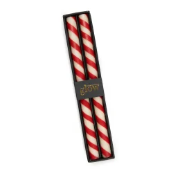 Online MacKenzie-Childs Candy Cane Dinner Candles - Set Of 2