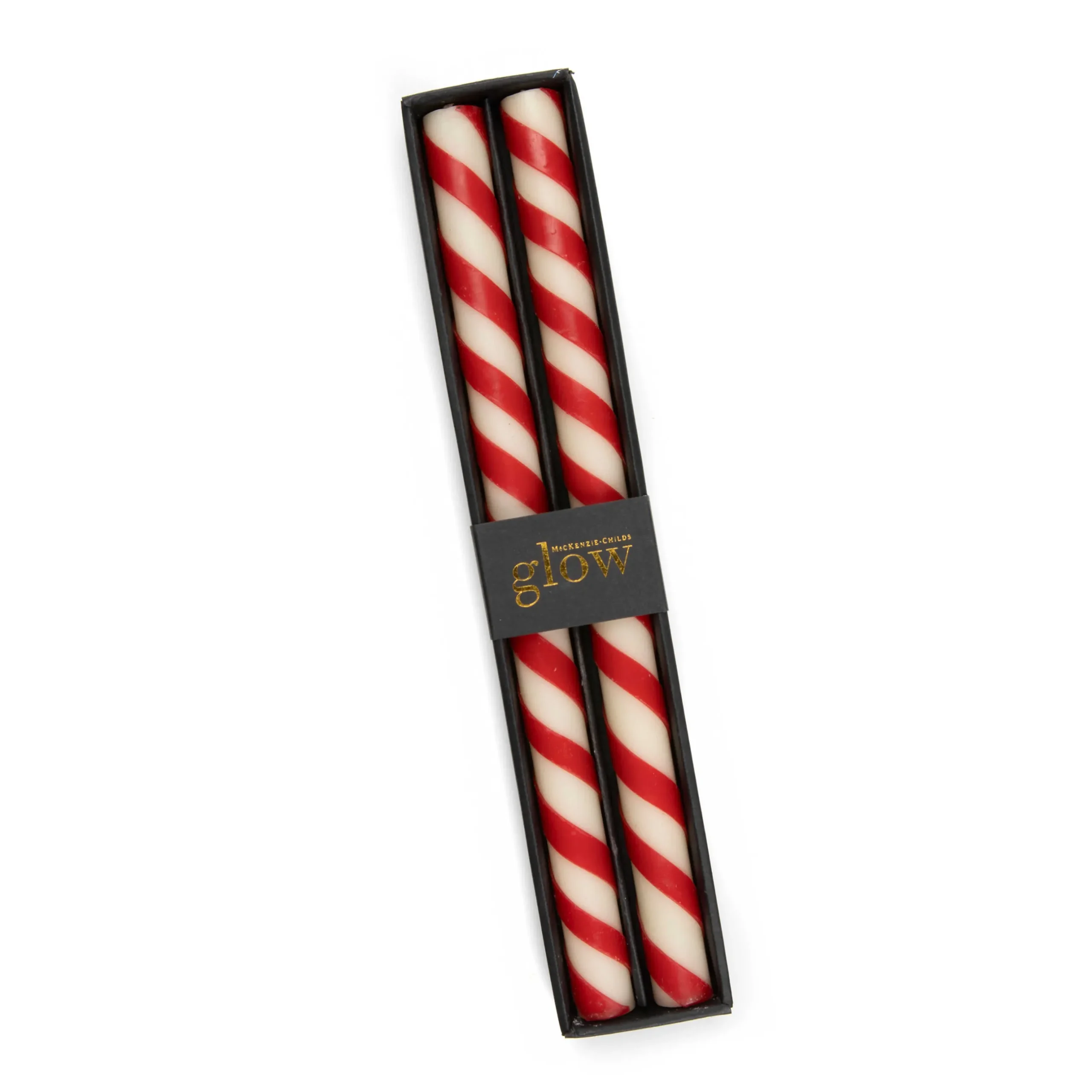 Online MacKenzie-Childs Candy Cane Dinner Candles - Set Of 2