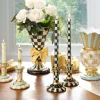 Sale MacKenzie-Childs Check Dinner Candles - Black & Ivory - Set Of 2