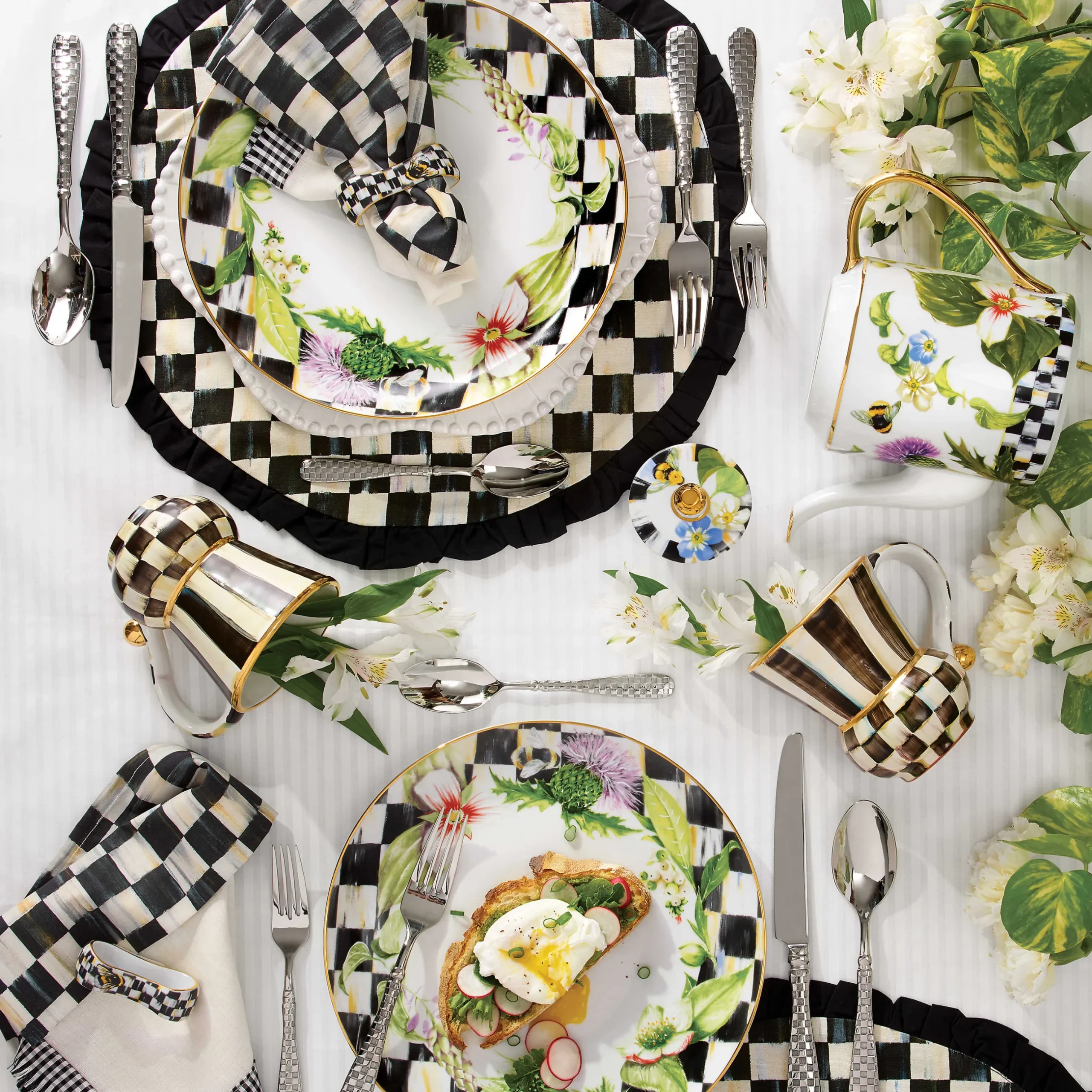 Sale MacKenzie-Childs Check Flatware - 5-Piece Place Setting