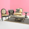 Outlet MacKenzie-Childs Check It Out Rug - 5' X 8' - Gold