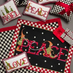 Hot MacKenzie-Childs Check It Out Rug - 3' X 5' - Red