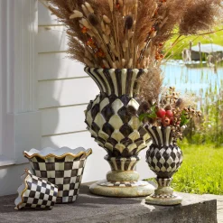 MacKenzie-Childs Cheltenham Thistle Urn