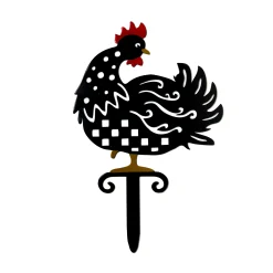 Clearance MacKenzie-Childs Chicken Lawn Stake - Standing