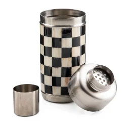 Clearance MacKenzie-Childs 3260 Cocktail Shaker - Courtly Check
