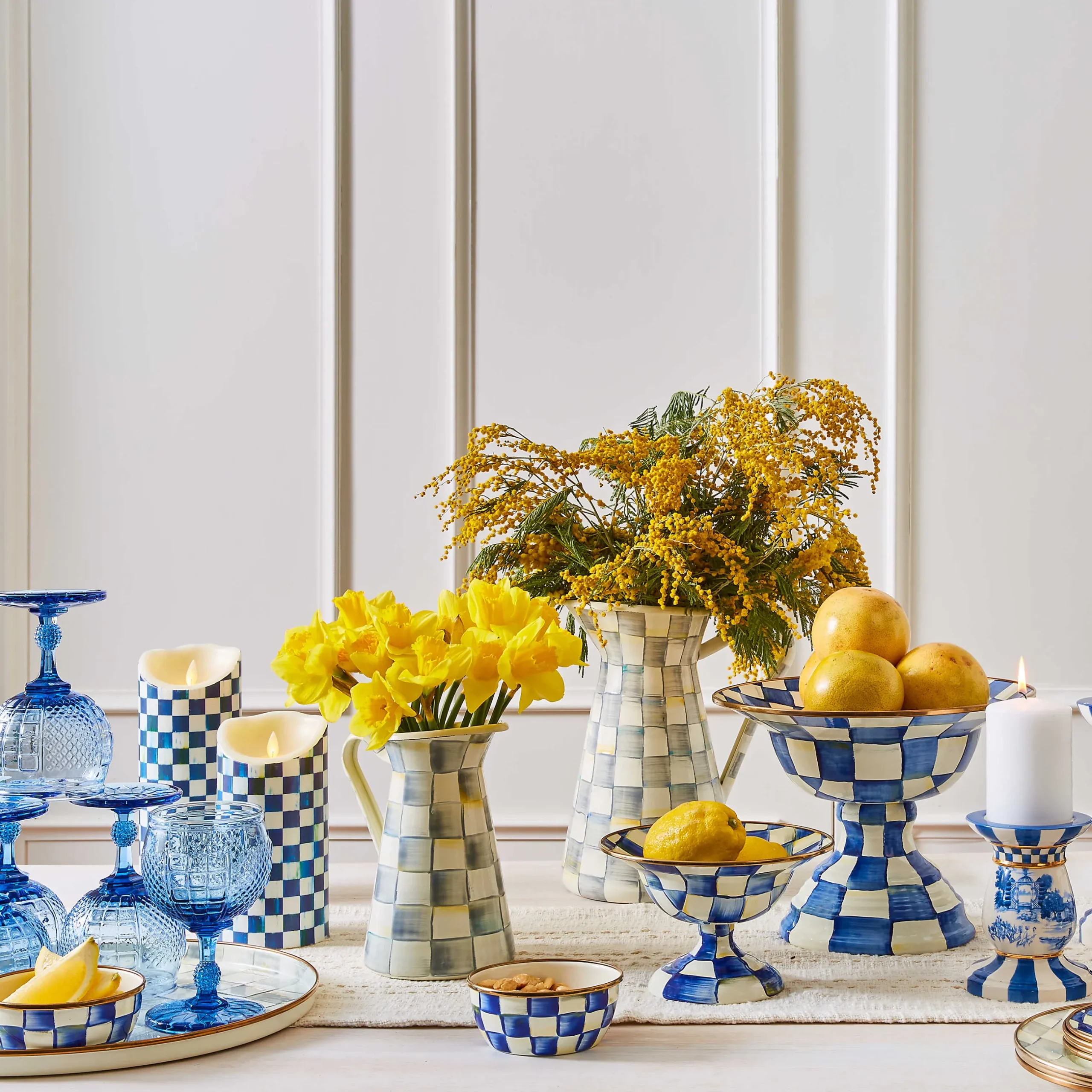 Discount MacKenzie-Childs Coquette Goblet - Blue