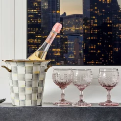 Sale MacKenzie-Childs Coquette Goblet - Pink