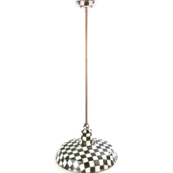 Hot MacKenzie-Childs Courtly Check Barn Pendant Lamp - 18
