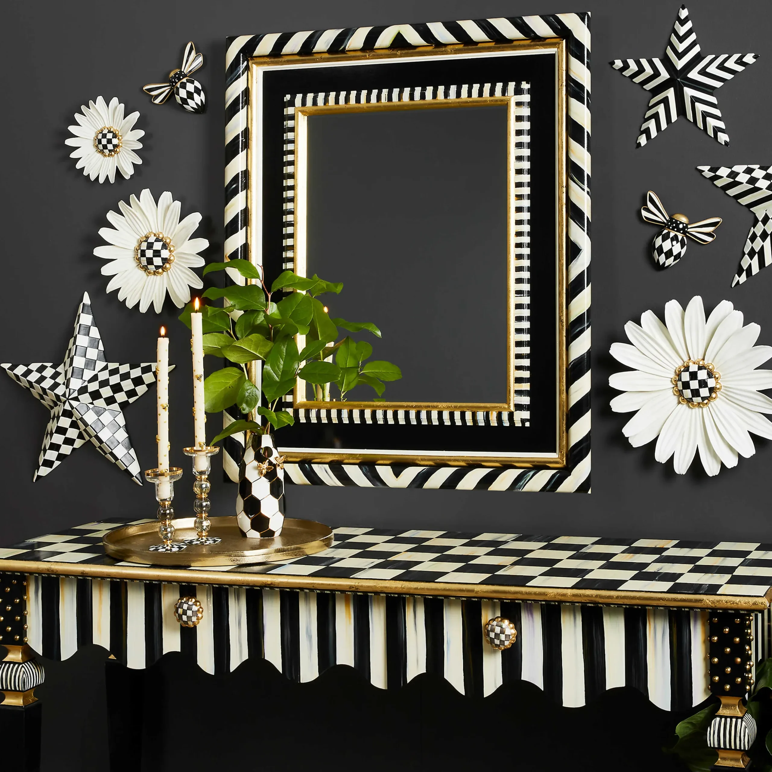 Hot MacKenzie-Childs Courtly Check Barn Star