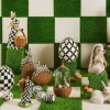 Sale MacKenzie-Childs Courtly Check Basket Bunny