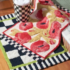 Outlet MacKenzie-Childs Courtly Check Bath Rug - Standard