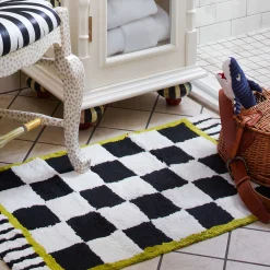 Outlet MacKenzie-Childs Courtly Check Bath Rug - Standard