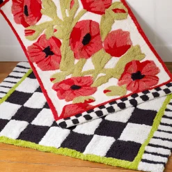 Outlet MacKenzie-Childs Courtly Check Bath Rug - Standard